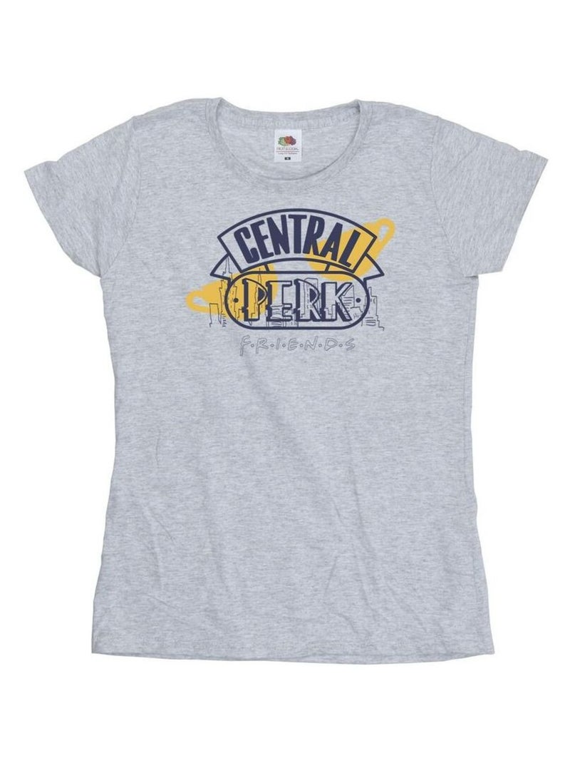 Friends - T-shirt CENTRAL PERK Gris chiné - Kiabi