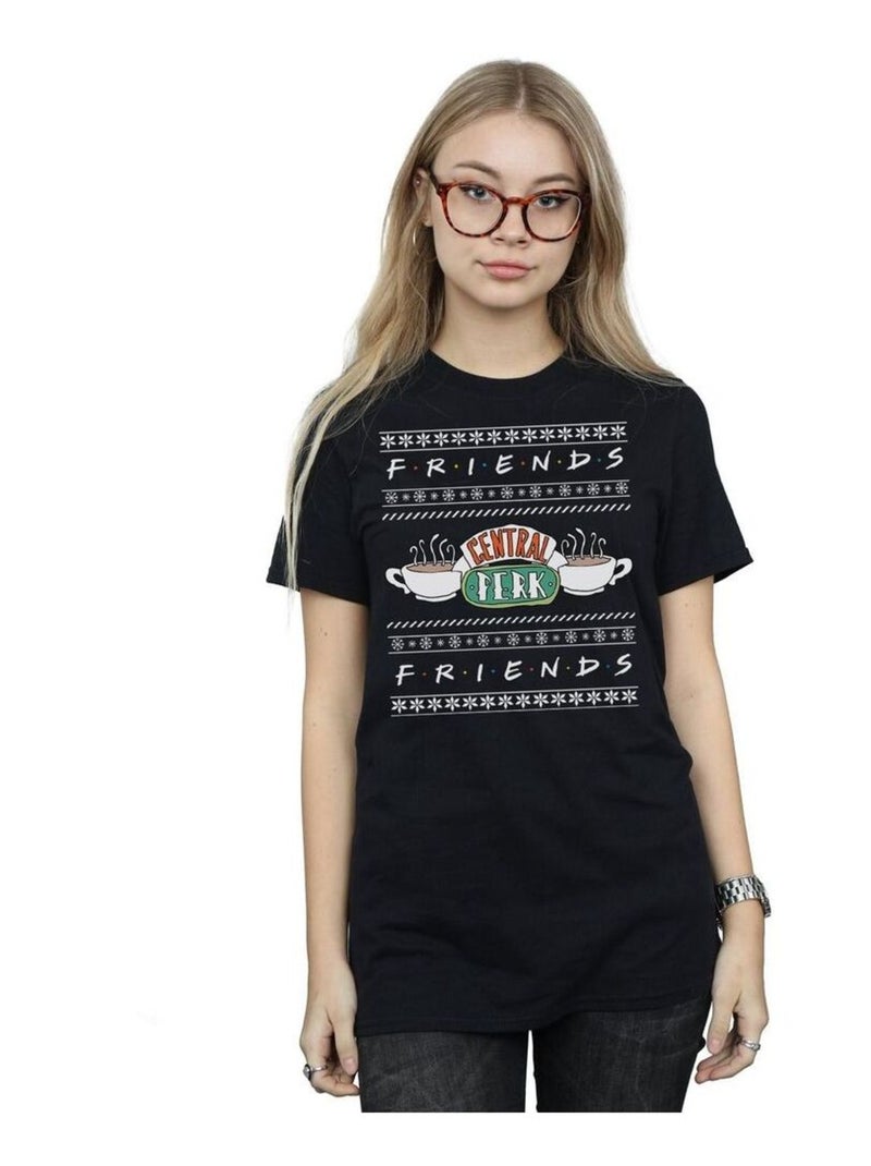 Friends - T-shirt CENTRAL PERK Noir - Kiabi