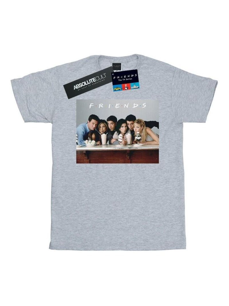 Friends - T-shirt Gris chiné - Kiabi
