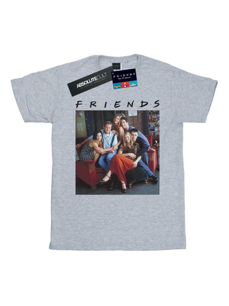 Friends - T-shirt Gris chiné - Kiabi