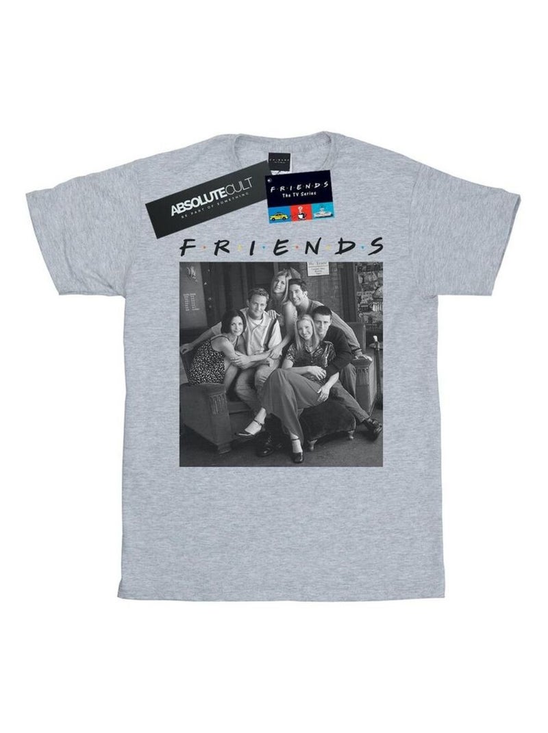 Friends - T-shirt Gris chiné - Kiabi