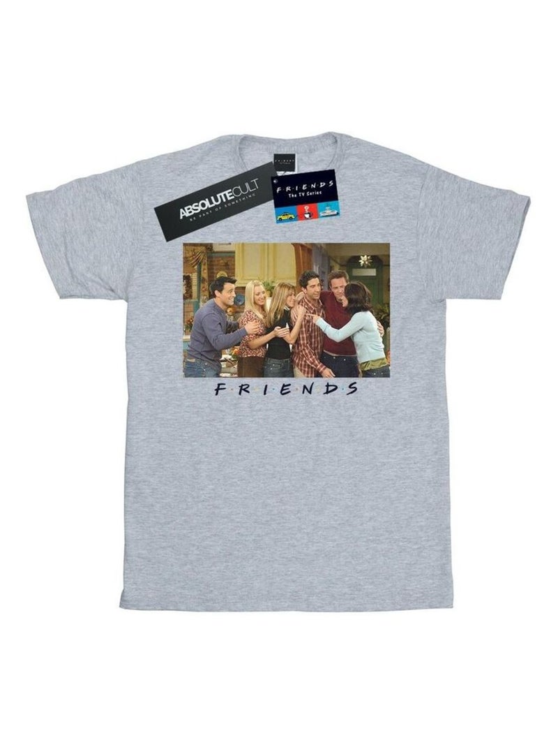 Friends - T-shirt Gris chiné - Kiabi