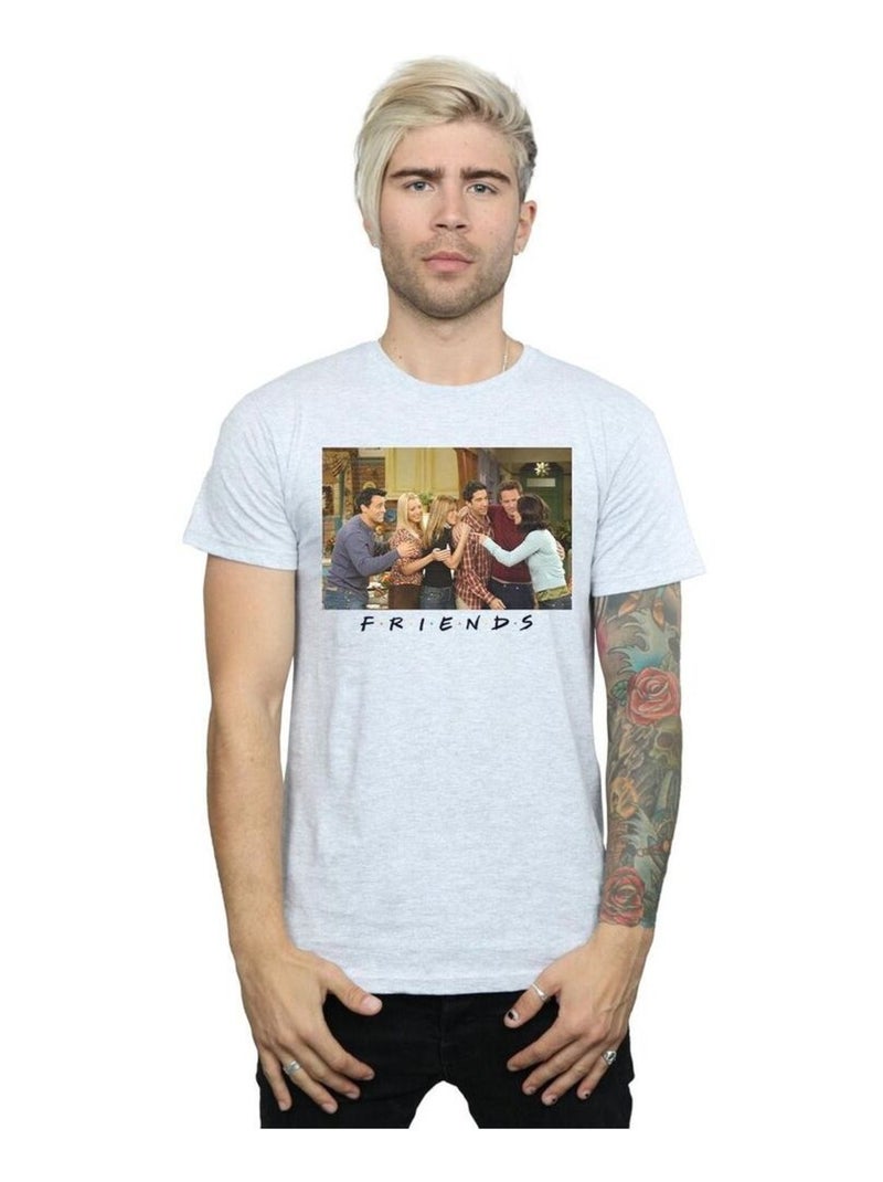 Friends - T-shirt Gris chiné - Kiabi