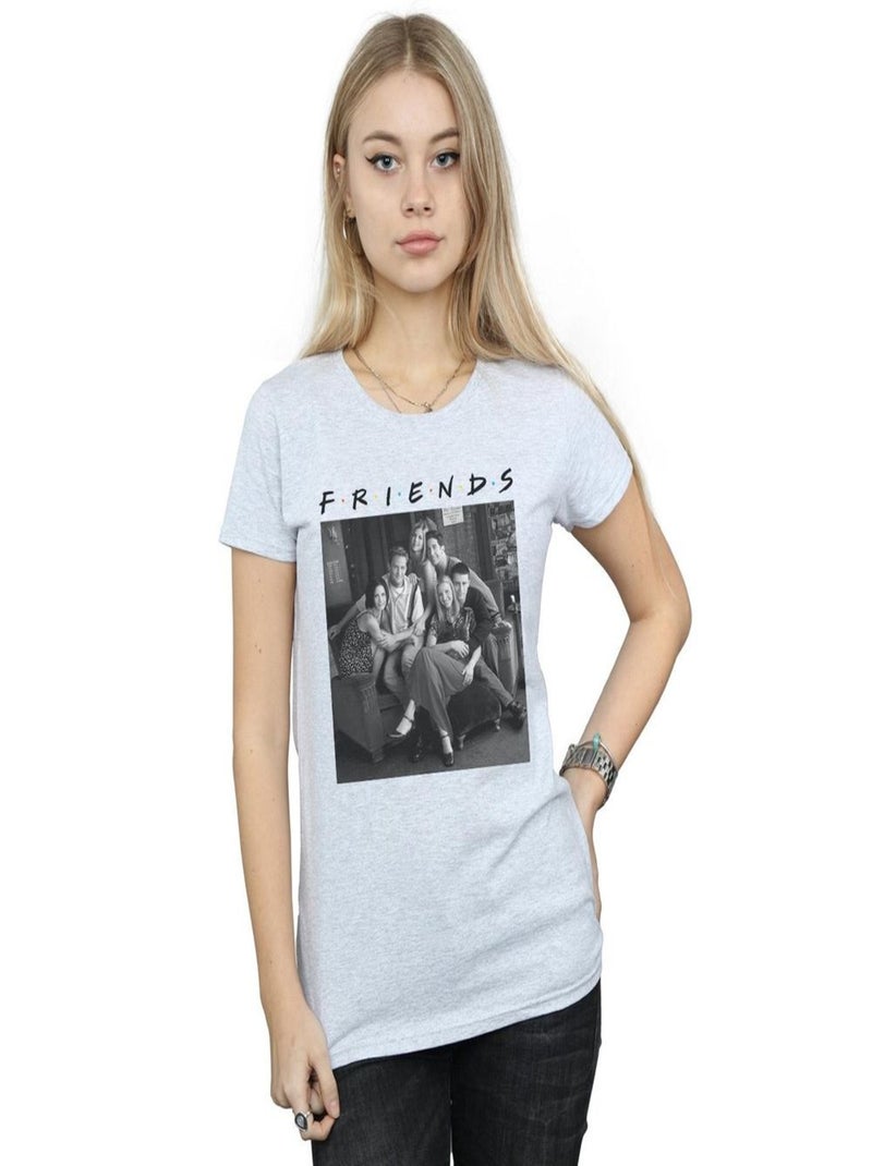 Friends - T-shirt Gris chiné - Kiabi