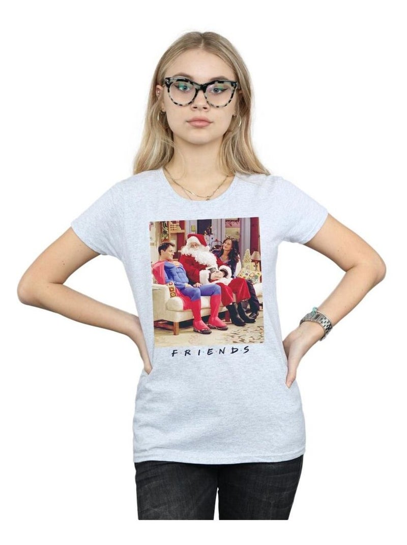 Friends - T-shirt Gris chiné - Kiabi
