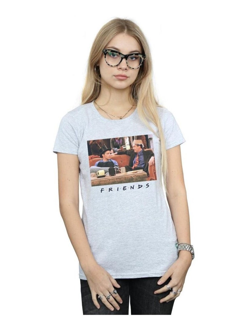 Friends - T-shirt Gris chiné - Kiabi