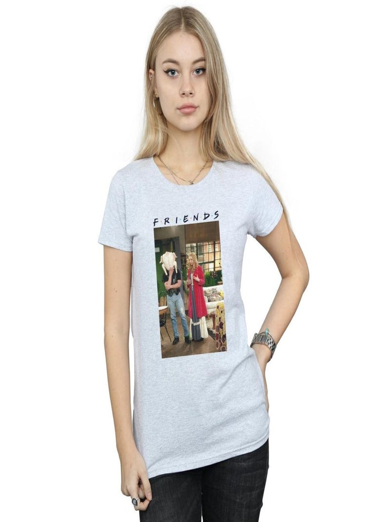 Friends - T-shirt Gris chiné - Kiabi