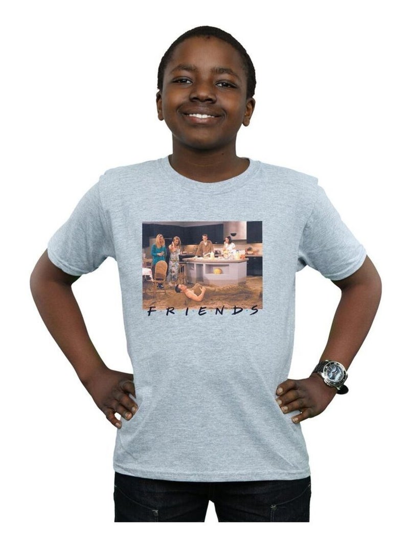 Friends - T-shirt Gris chiné - Kiabi