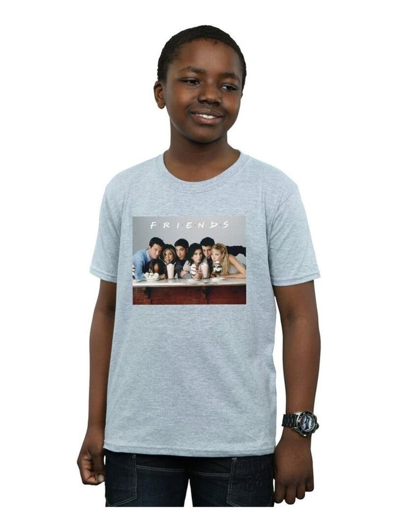Friends - T-shirt Gris chiné - Kiabi