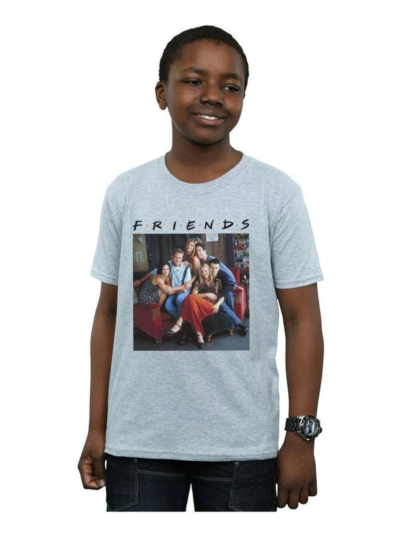 Friends - T-shirt Gris chiné - Kiabi