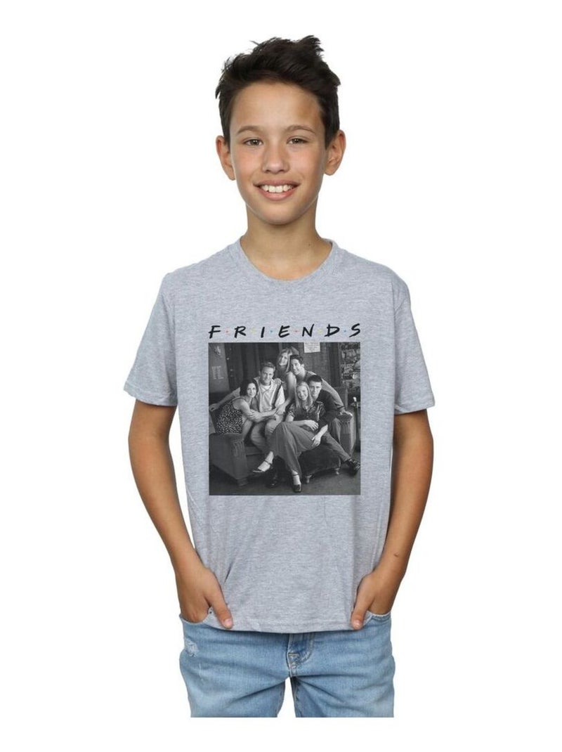Friends - T-shirt Gris chiné - Kiabi
