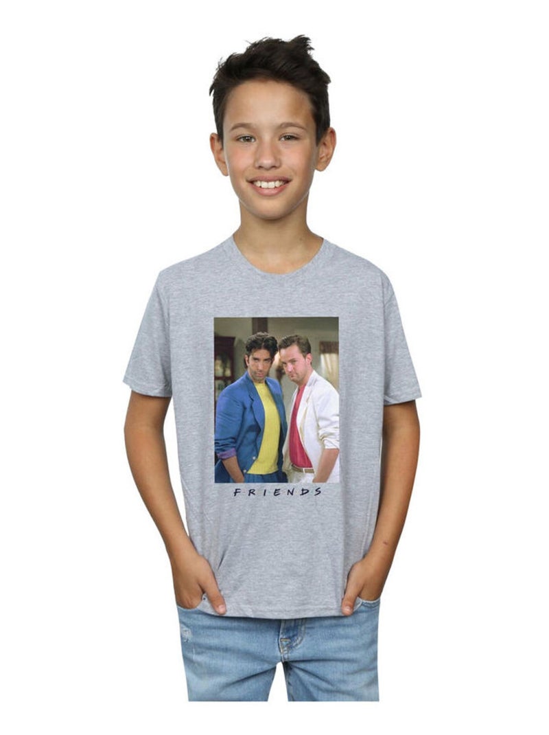 Friends - T-shirt Gris chiné - Kiabi