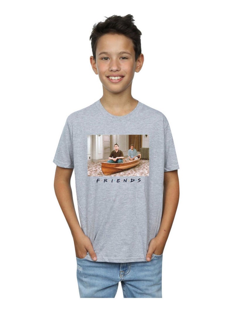 Friends - T-shirt Gris chiné - Kiabi