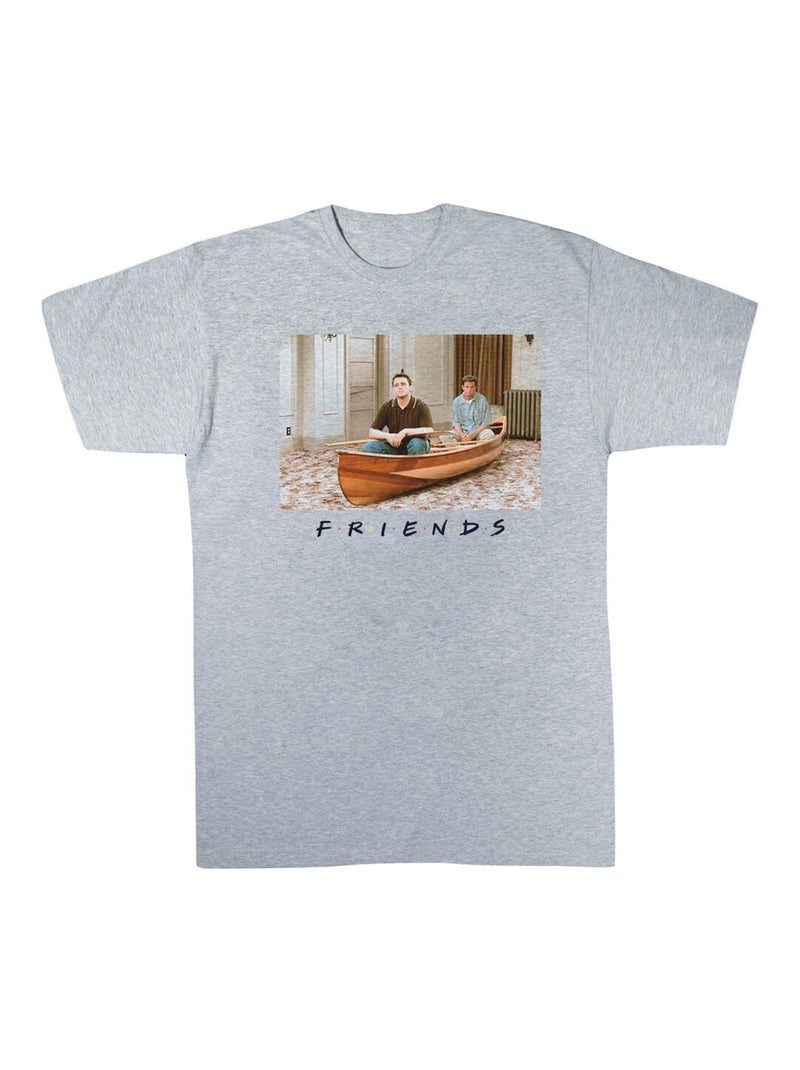 Friends - T-shirt Gris chiné - Kiabi