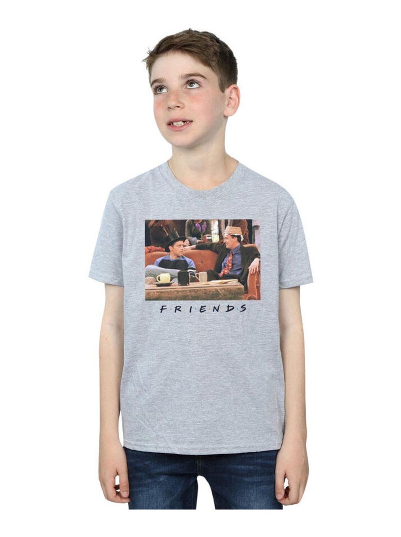 Friends - T-shirt Gris chiné - Kiabi