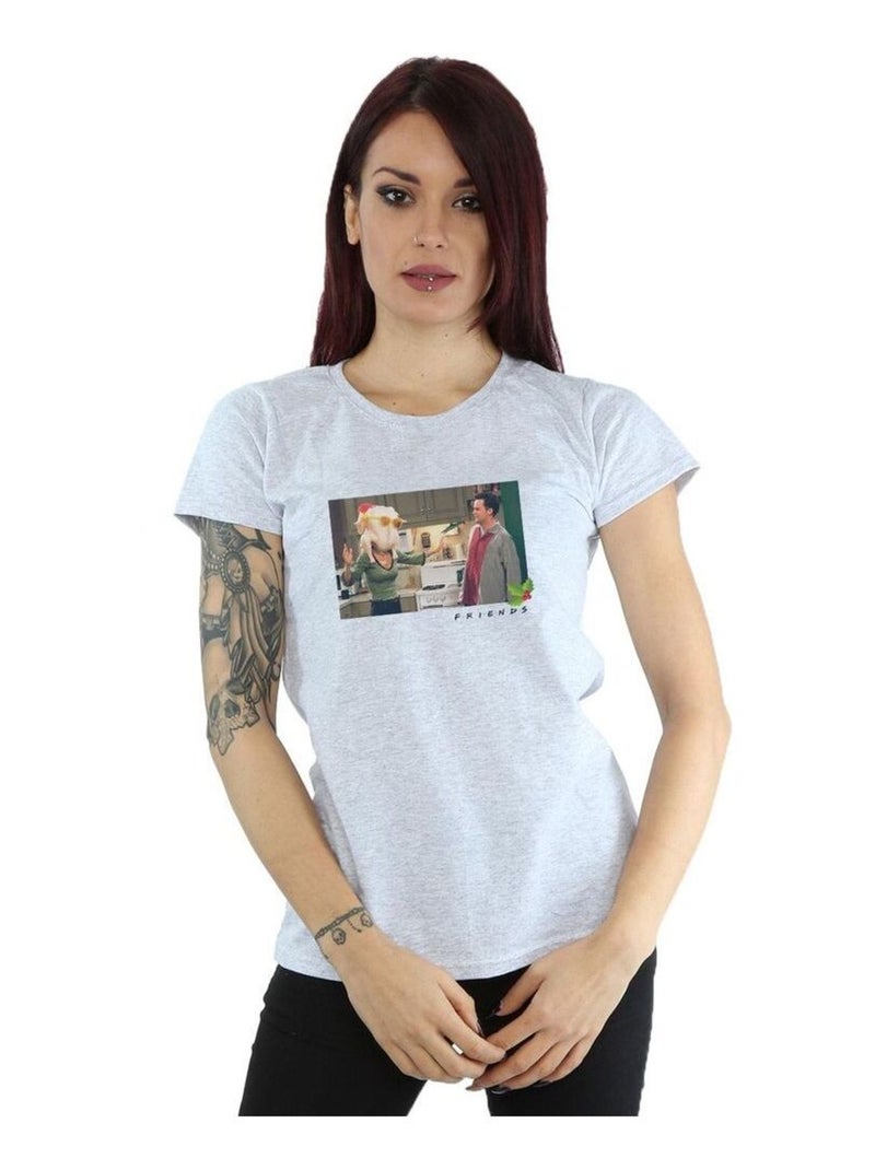 Friends - T-shirt Gris chiné - Kiabi