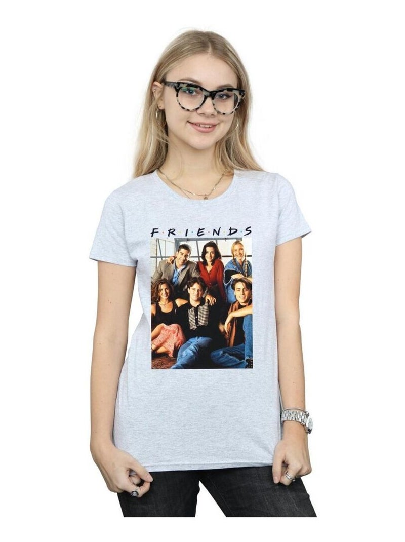 Friends - T-shirt Gris chiné - Kiabi
