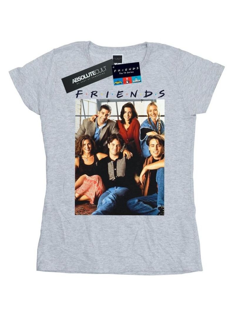 Friends - T-shirt Gris chiné - Kiabi