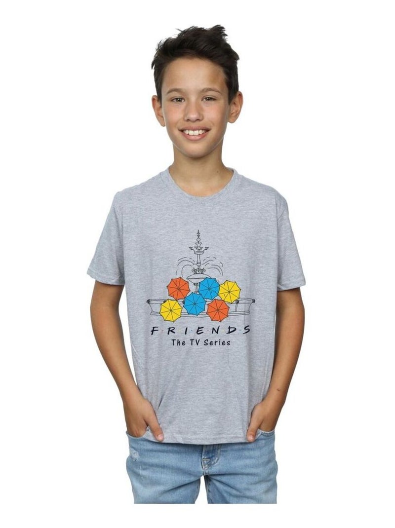 Friends - T-shirt Gris chiné - Kiabi