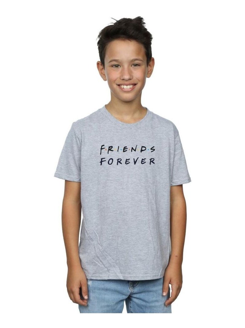 Friends - T-shirt Gris chiné - Kiabi