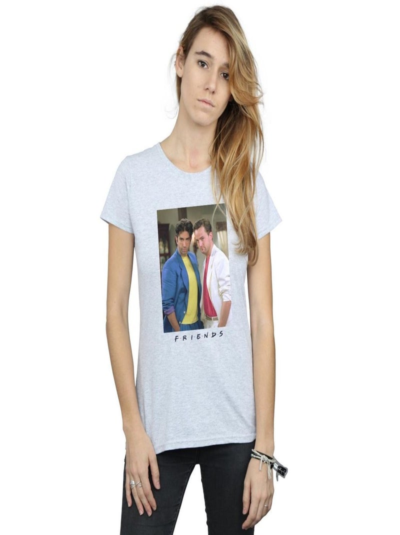 Friends - T-shirt Gris chiné - Kiabi