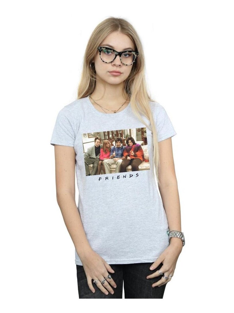 Friends - T-shirt Gris chiné - Kiabi