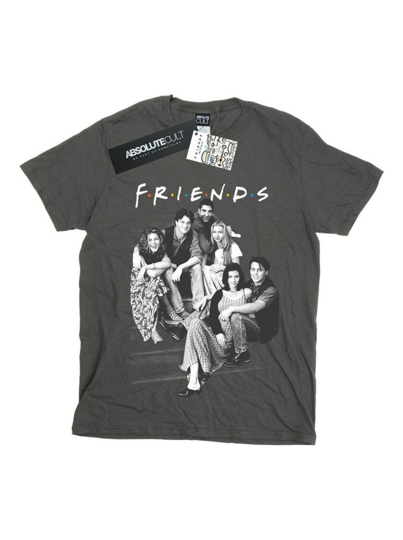 Friends - T-shirt Gris Noir - Kiabi