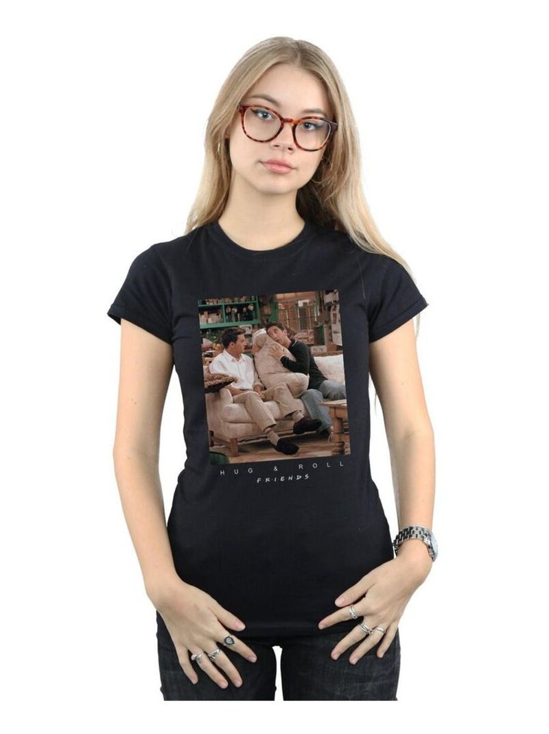 Friends - T-shirt HUG AND ROLL Noir - Kiabi