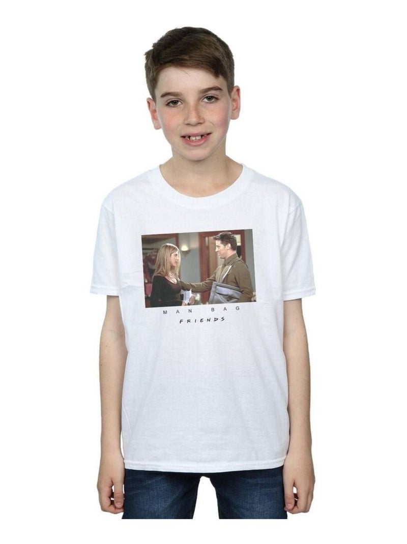 Friends - T-shirt MAN BAG Blanc - Kiabi