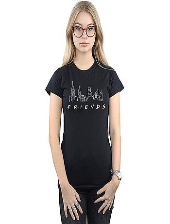Friends - T-shirt motif/style Ligne d'horizon