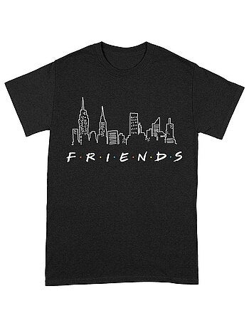 Friends - T-shirt motif/style Ligne d'horizon