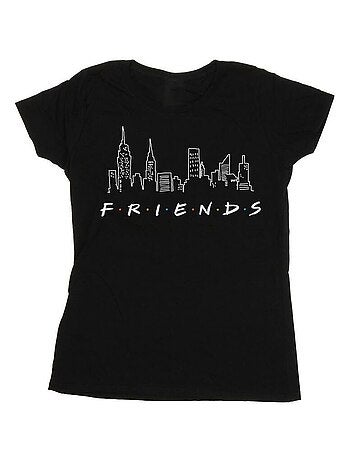 Friends - T-shirt motif/style Ligne d'horizon