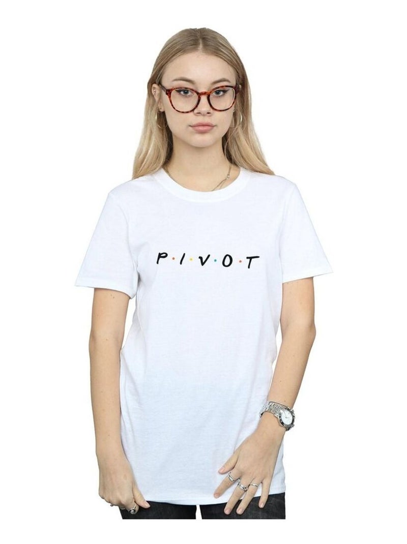 Friends - T-shirt motif/style logo Blanc - Kiabi