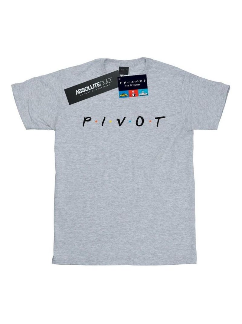 Friends - T-shirt motif/style logo Gris chiné - Kiabi