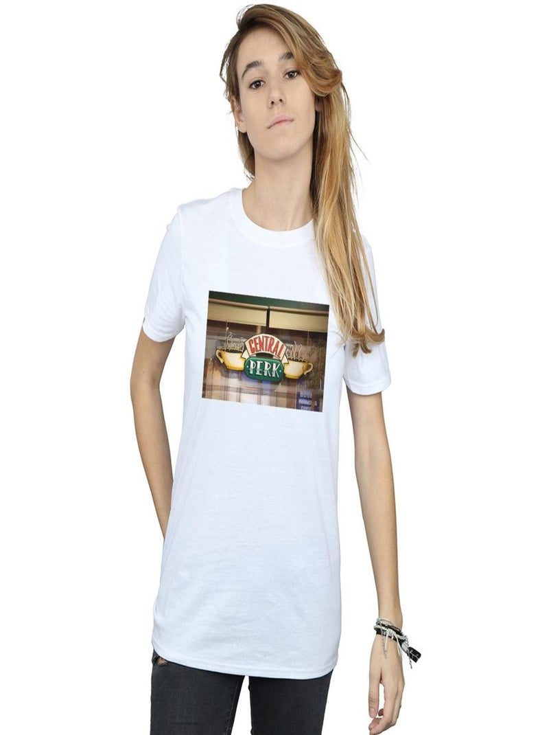 Friends - T-shirt motif/style Photo CENTRAL PERK Blanc - Kiabi