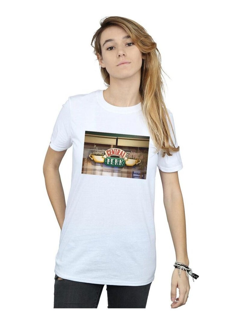 Friends - T-shirt motif/style Photo CENTRAL PERK Blanc - Kiabi