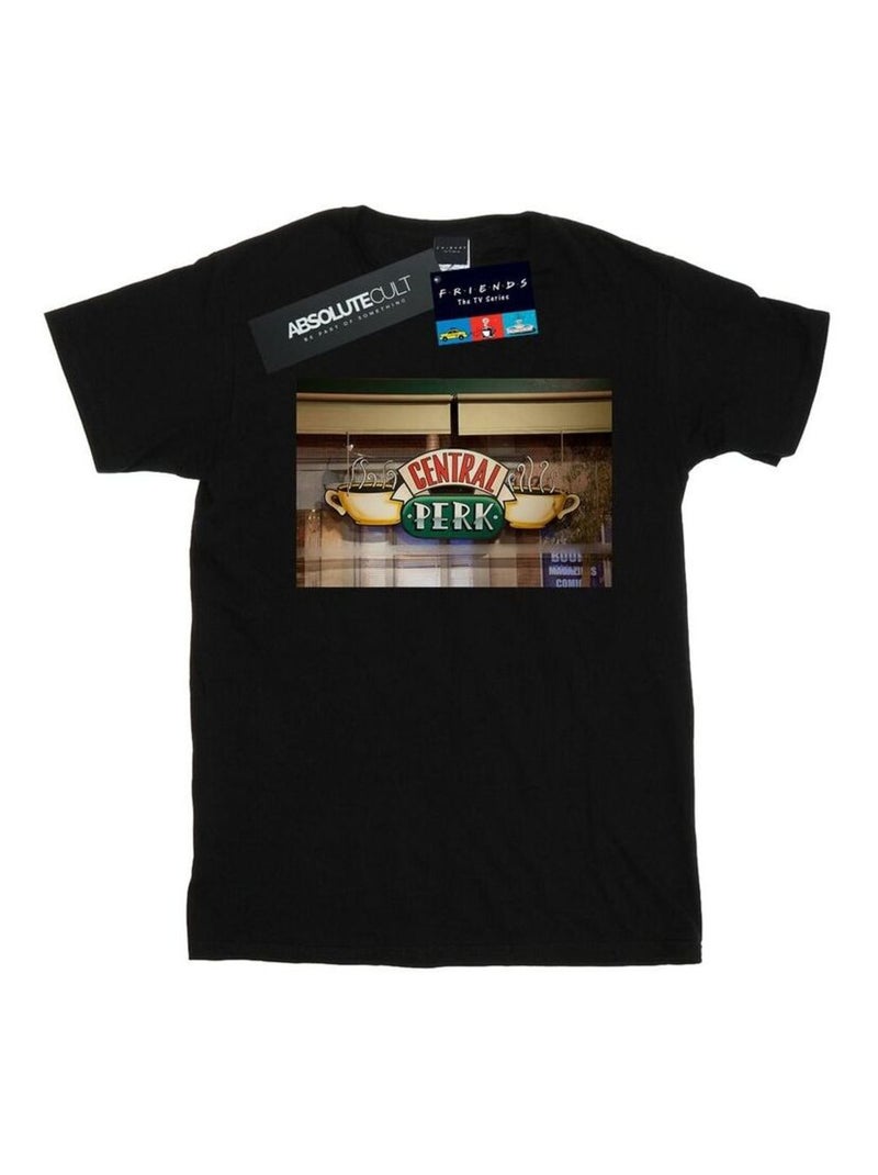 Friends - T-shirt motif/style Photo CENTRAL PERK Noir - Kiabi