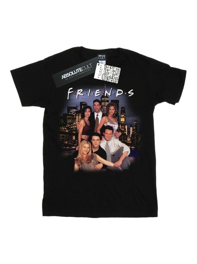 Friends - T-shirt motif/style photo de groupe et hommage Noir - Kiabi