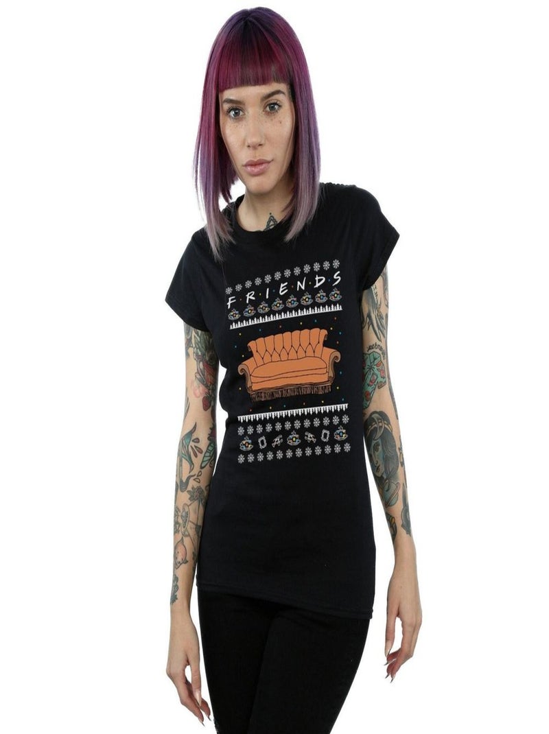 Friends - T-shirt Noir - Kiabi
