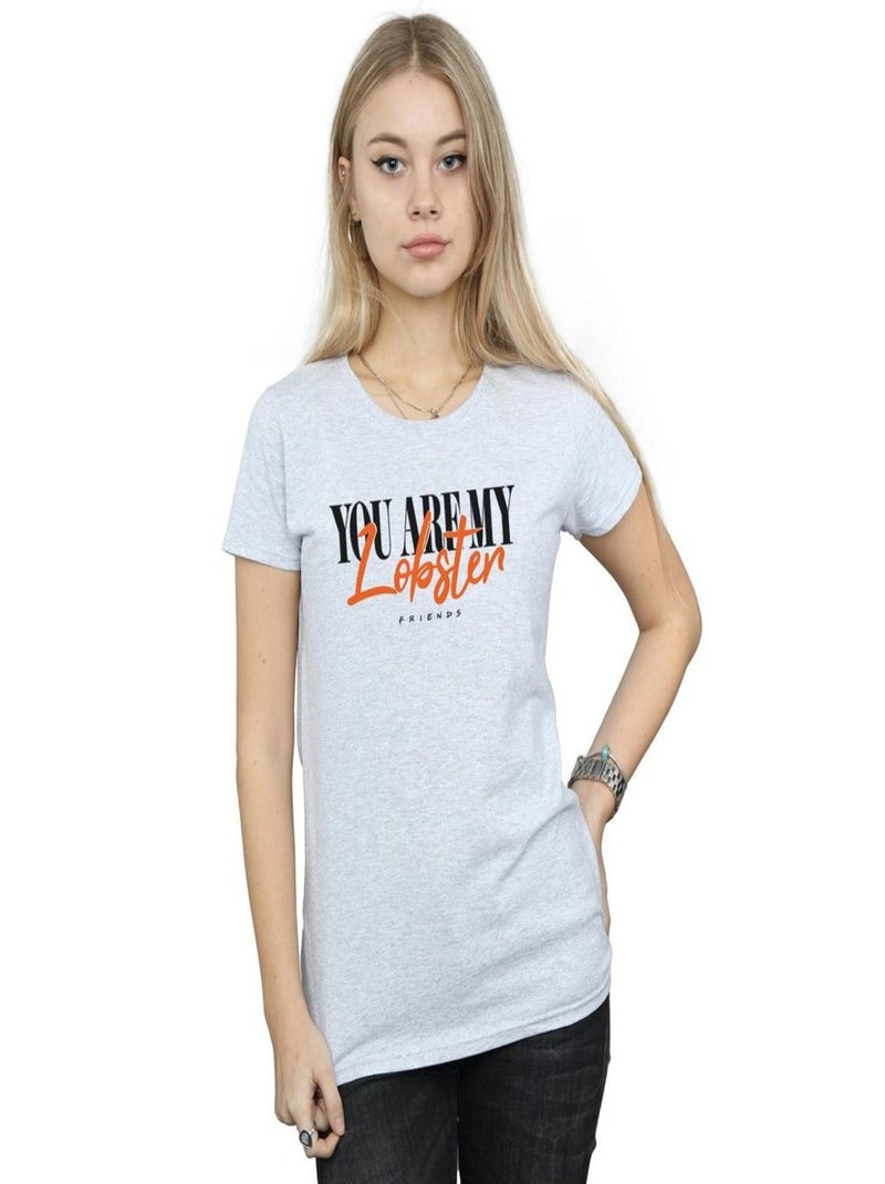 Friends - T-shirt SOUL MATES Gris chiné - Kiabi