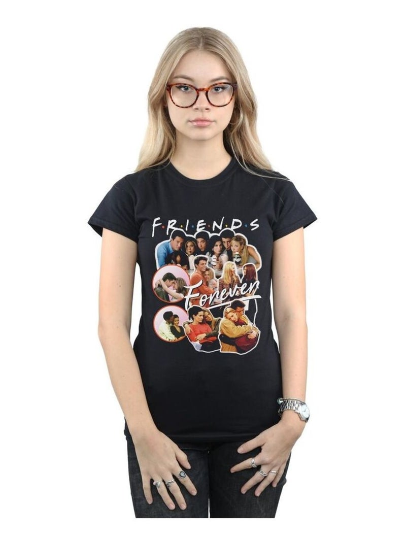 Friends - T-shirt THE ONE WITH ALL THE HUGS Noir - Kiabi