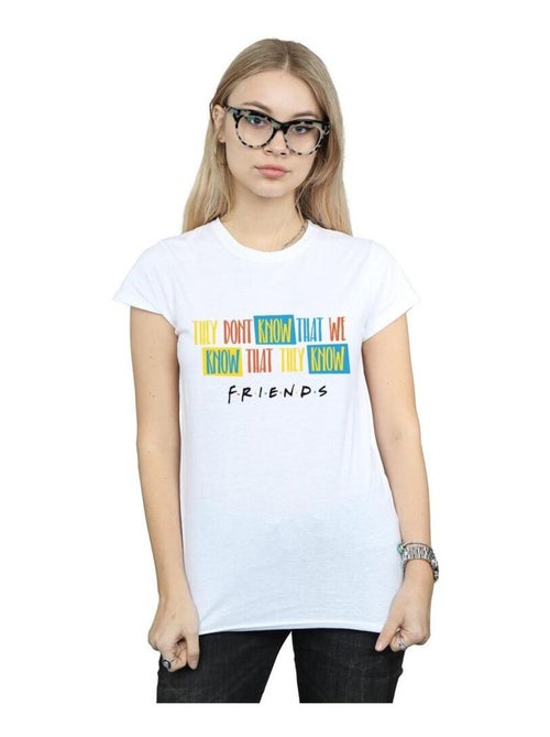 Friends - T-shirt THEY DON'T KNOW SCRIPT - Kiabi