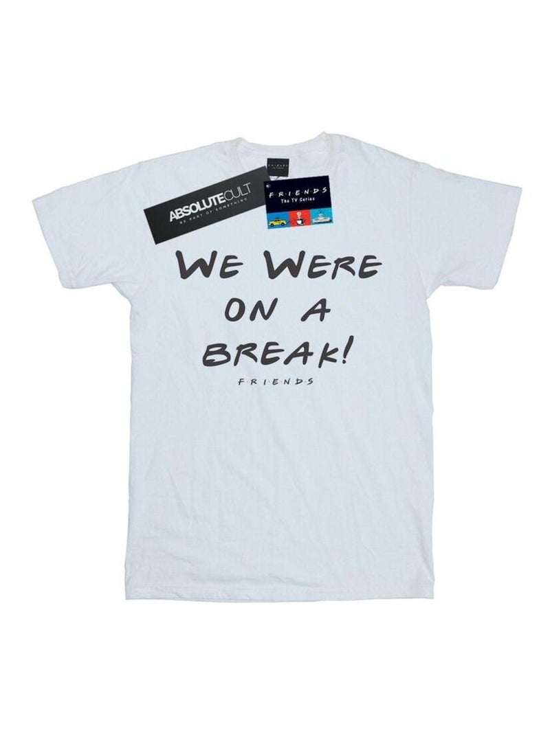 Friends - T-shirt WE WERE ON A BREAK Blanc - Kiabi
