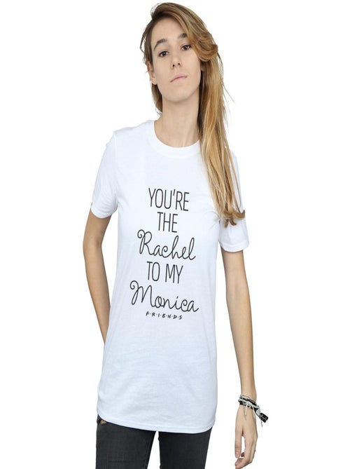 Friends - T-shirt YOU'RE THE RACHEL TO MY MONICA - Kiabi