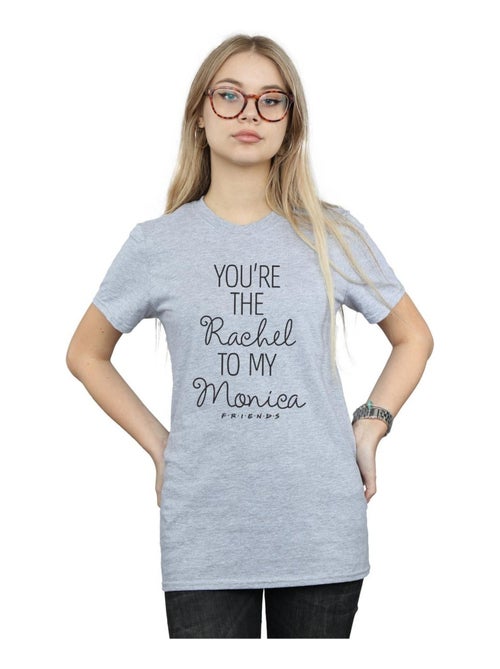 Friends - T-shirt YOU'RE THE RACHEL TO MY MONICA - Kiabi