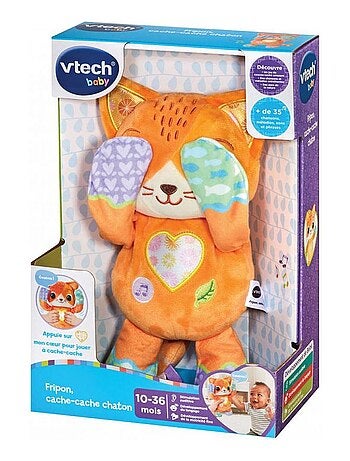 Fripon cache-cache chaton - Peluche interactif