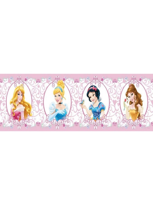 Frise 4 Princesses Disney La Belle au bois dormant, Cendrillon Blanche Neige, Belle - Kiabi