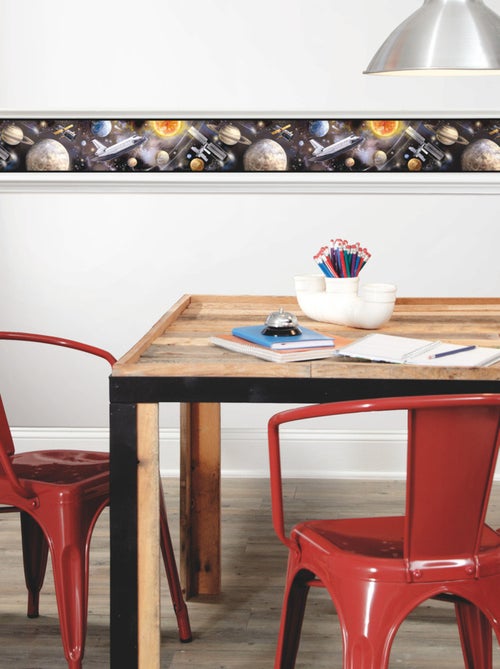 Frise adhésive - Espace Galaxy - Longueur 22,86 cm - Kiabi