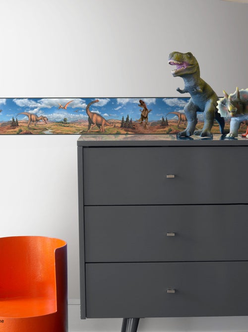 Frise adhésive - Préhistoire - Longueur 22,86 cm - Kiabi