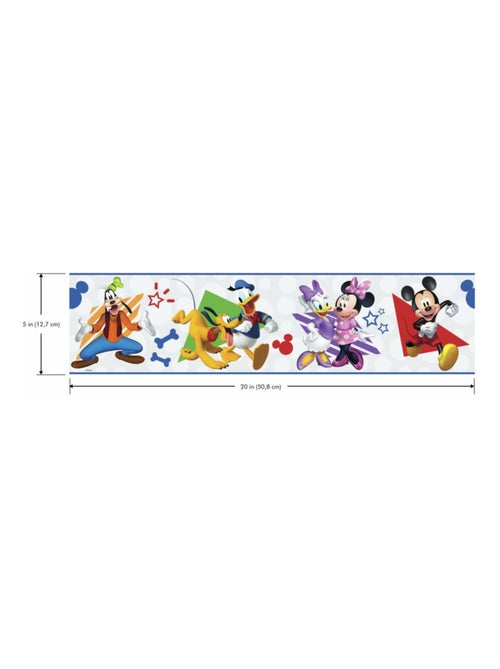 Frise adhésive Disney Mickey and Friends - 12,7 cm x 4.57 m - Kiabi